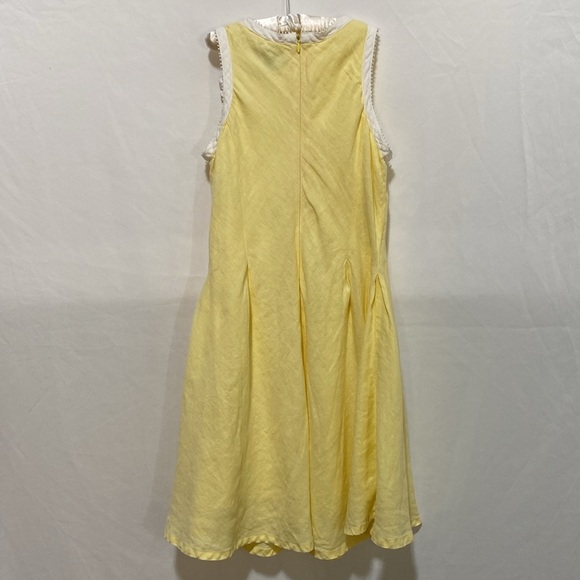 THE CHILDREN’S PLACE Dress Linen Yellow Size 10 Sleeveless Sundress Lined - Picture 5 of 14